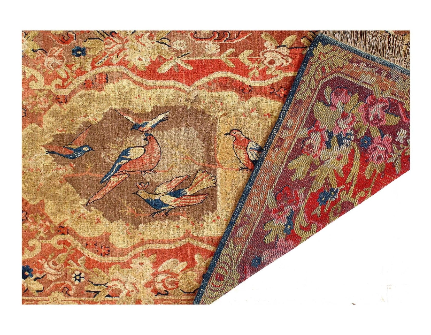 Canvello Fine Hand Knotted Antique Samarkand 4'7'' X 8'11''-2