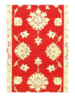 Canvello Fine Hand Knotted Oushak Design runner 2'5'' X 9'11''-2