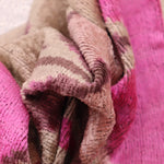 Canvello Luxury Decorative Earth Tones Pink Pillow With Down Insert- 16x24 in-3