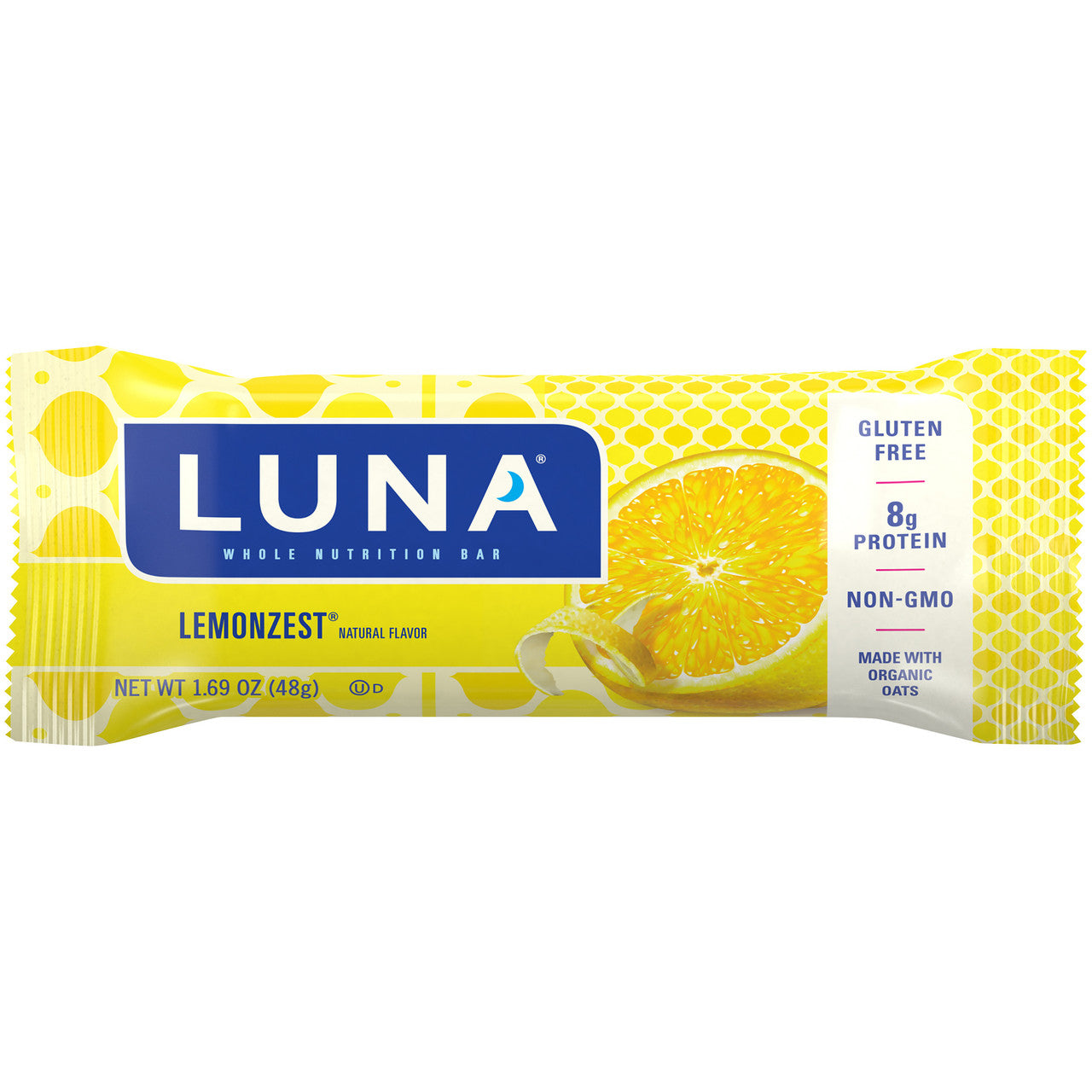 Clif Bar Lemon Zest Luna Bar (15x1.69 Oz)-0