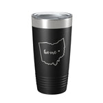 Ohio Tumbler Home State Travel Mug Insulated Laser Engraved Map Coffee Cup 20 oz