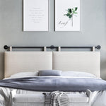 Adjustable Wall Mounted Queen Size Headboard with Tufting-3