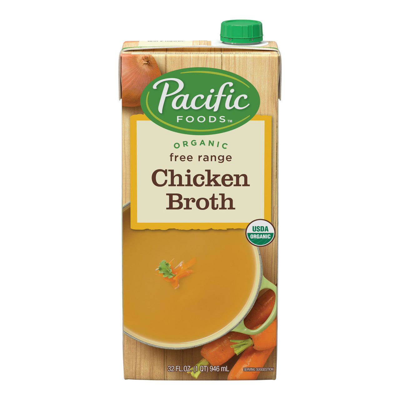 Pacific Natural Chicken Broth (12x32 Oz)-0