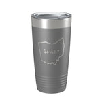 Ohio Tumbler Home State Travel Mug Insulated Laser Engraved Map Coffee Cup 20 oz