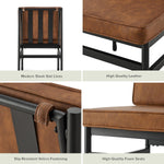 Black Dining Chairs With Removable Cushion Covers French-2