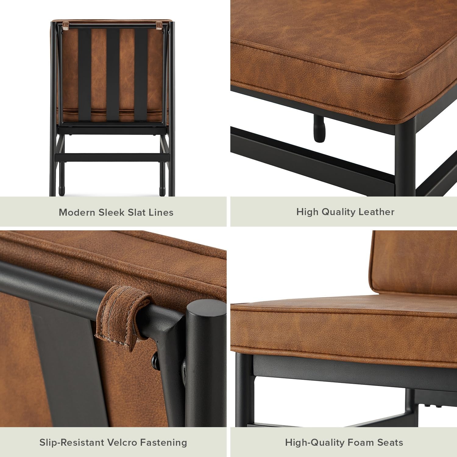 Black Dining Chairs With Removable Cushion Covers French-2