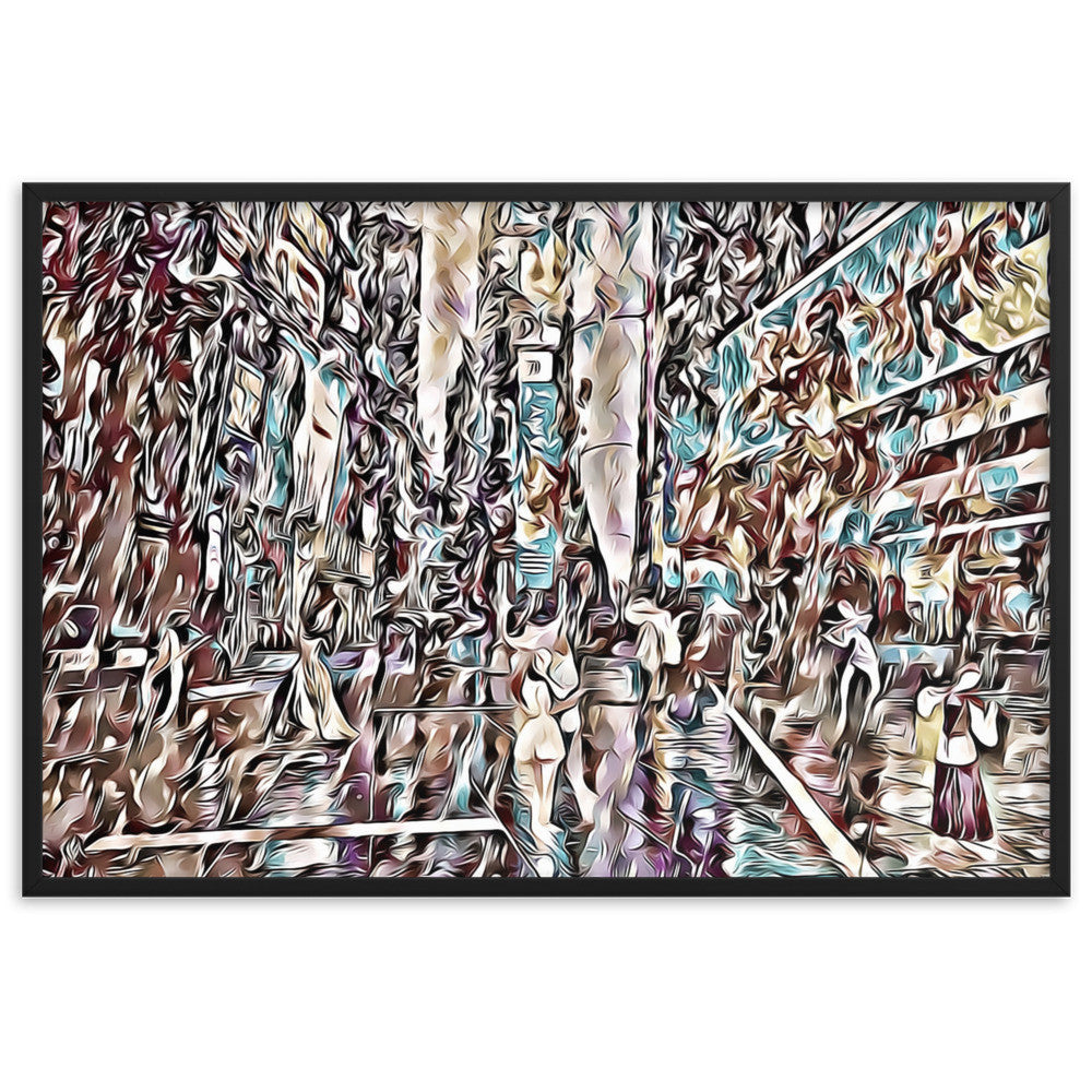 WHEN YOUR KISS WATERED ALL MY SENSES Special Edition Framed Poster