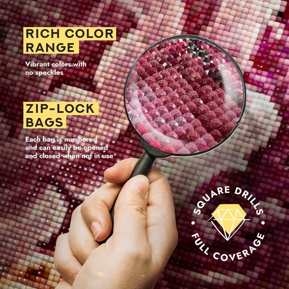 Horse Tenderness WD2469 14.9 x 18.9 inches Wizardi Diamond Painting Kit