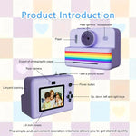 NNETM Portable Photo Printer Camera with Rechargeable Battery