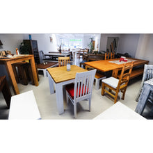 Load image into Gallery viewer, TableChamp Dining Table Set for Six with 6x Chair Honey