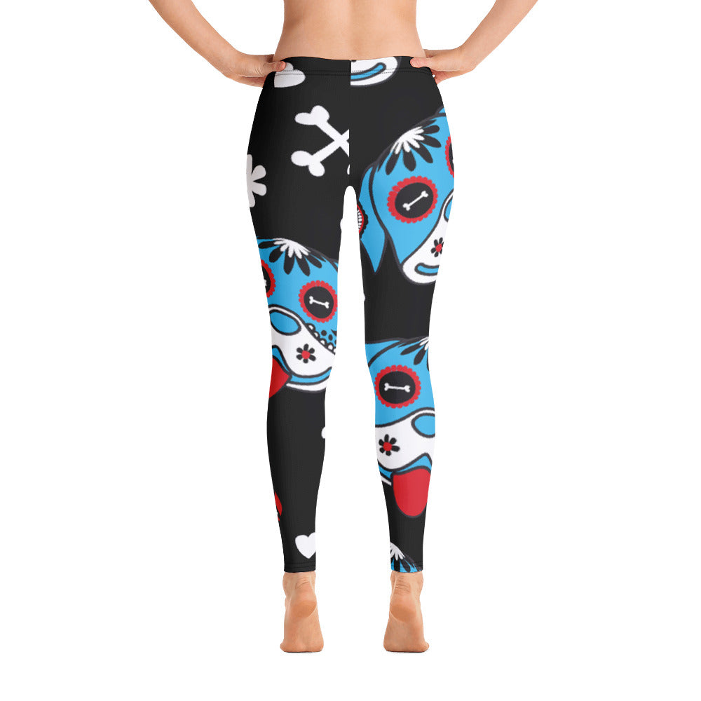 Day of the Dog Blue Leggings