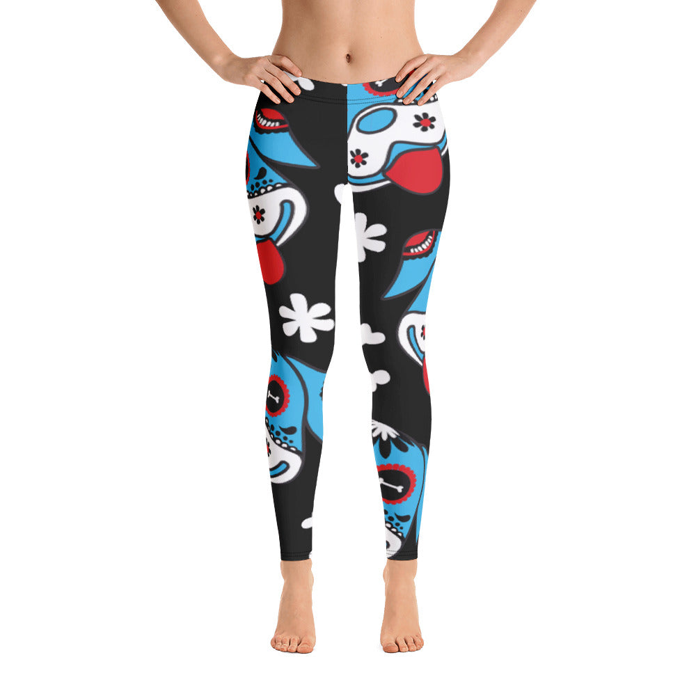Day of the Dog Blue Leggings