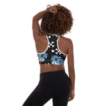 Day of the Dog Blue Padded Sports Bra