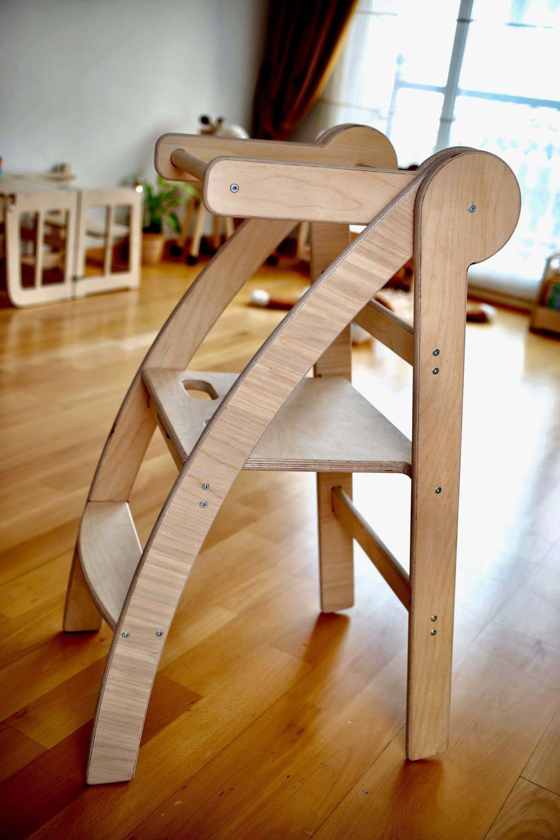 Montessori Foldable Toddler Tower-0