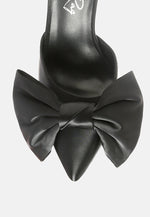 Sidonie Bow Detail Stiletto Mules