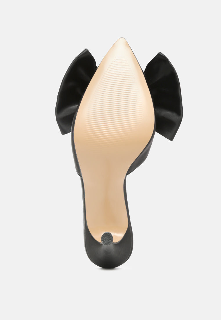 Sidonie Bow Detail Stiletto Mules