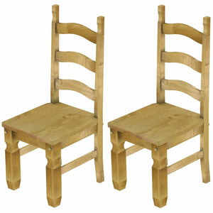 TableChamp Dining Room Chairs Mexico Solid Wood Pine