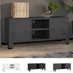 vidaXL TV Stand TV Console Sideboard TV Unit Home Media Unit Cupboard Metal