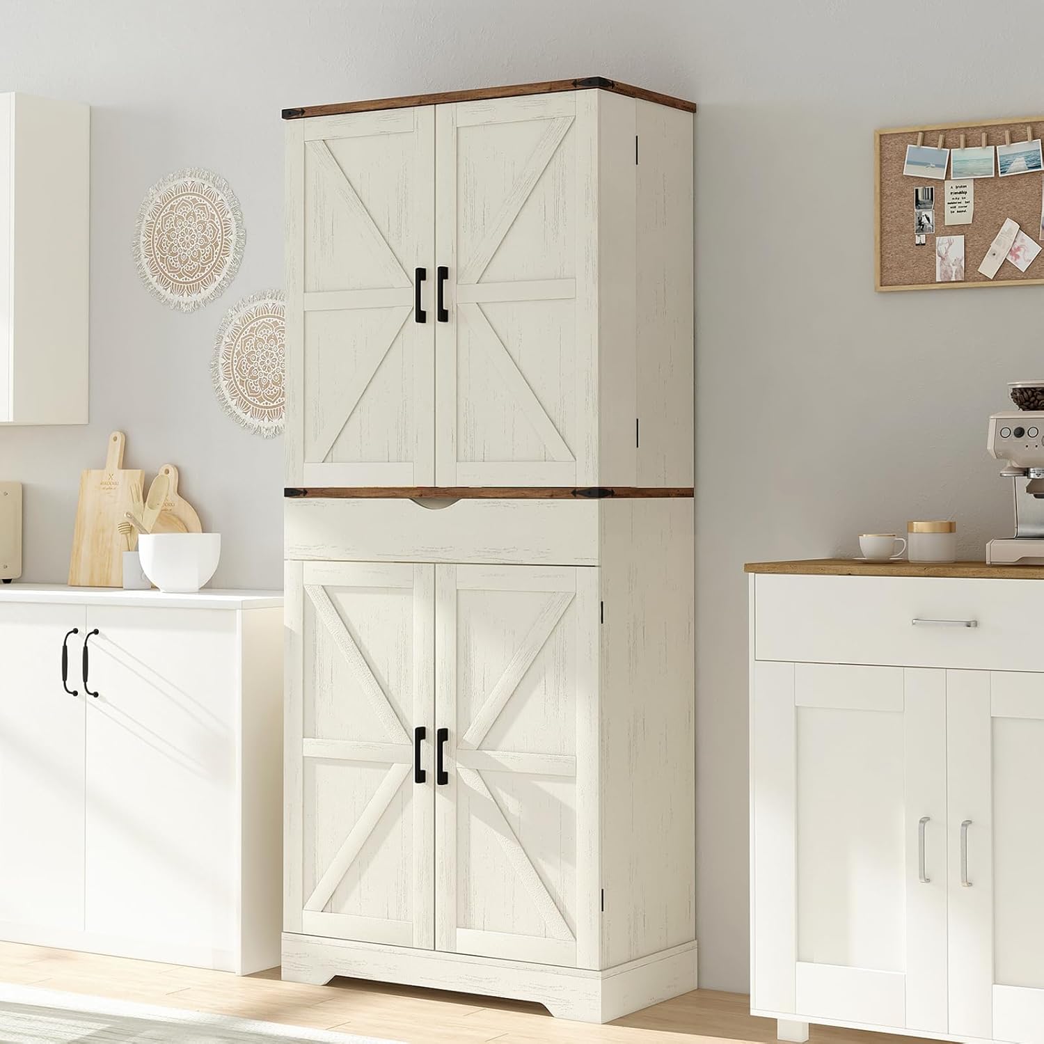 Vektaya US-SC001  72'' Tall Kitchen Storage Pantry Cabinet